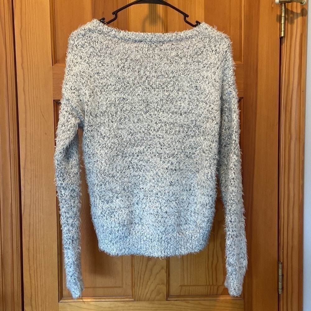 Fuzzy Crewneck Sweater - Picture 3 of 5